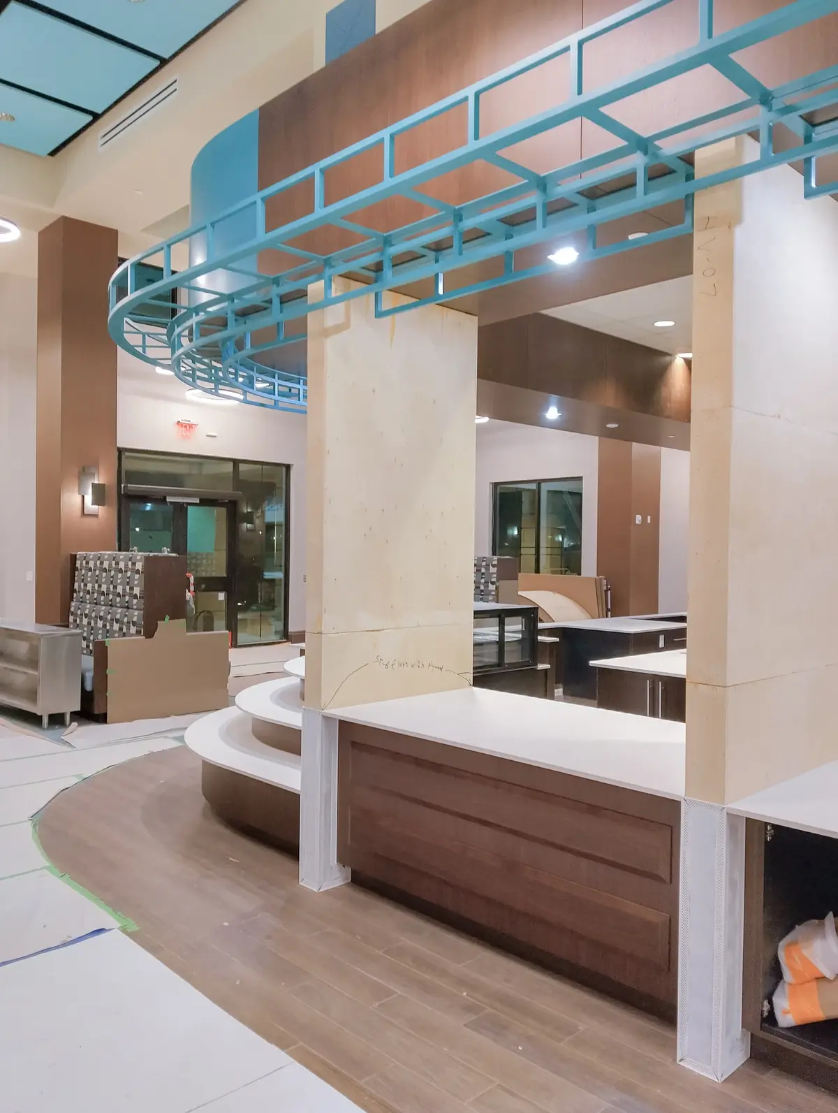 Century Caseworks custom commercial casework project